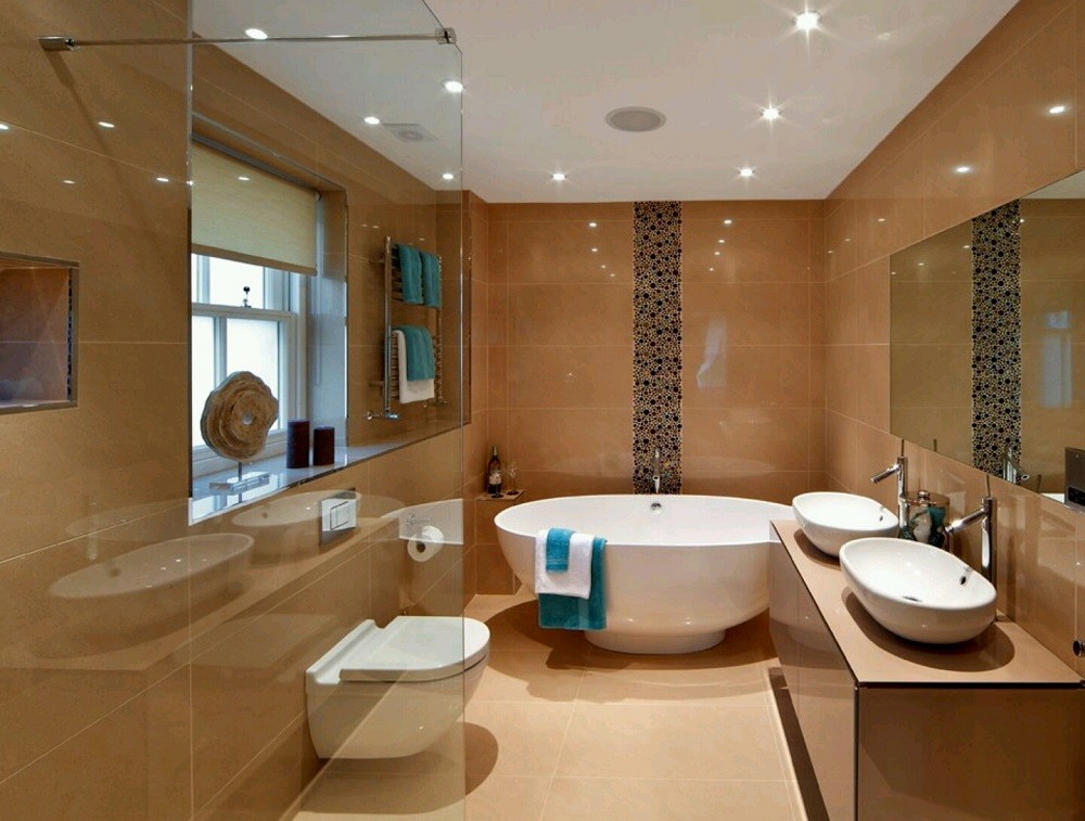 Фото интерьера ванной комнаты