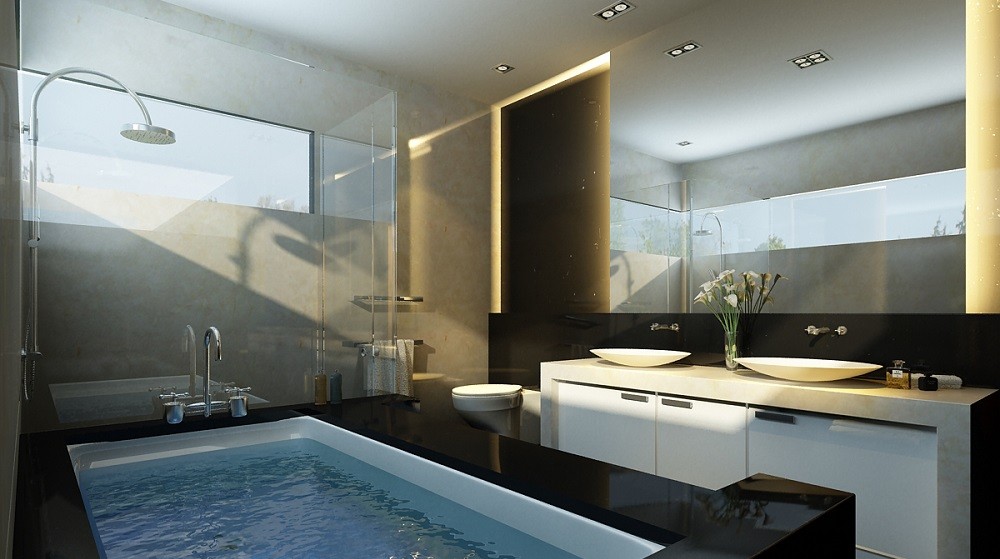 Фото интерьера ванной комнаты