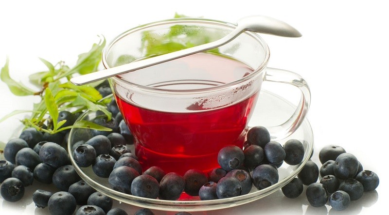 Черничный чай поможет бороться с лишним весом