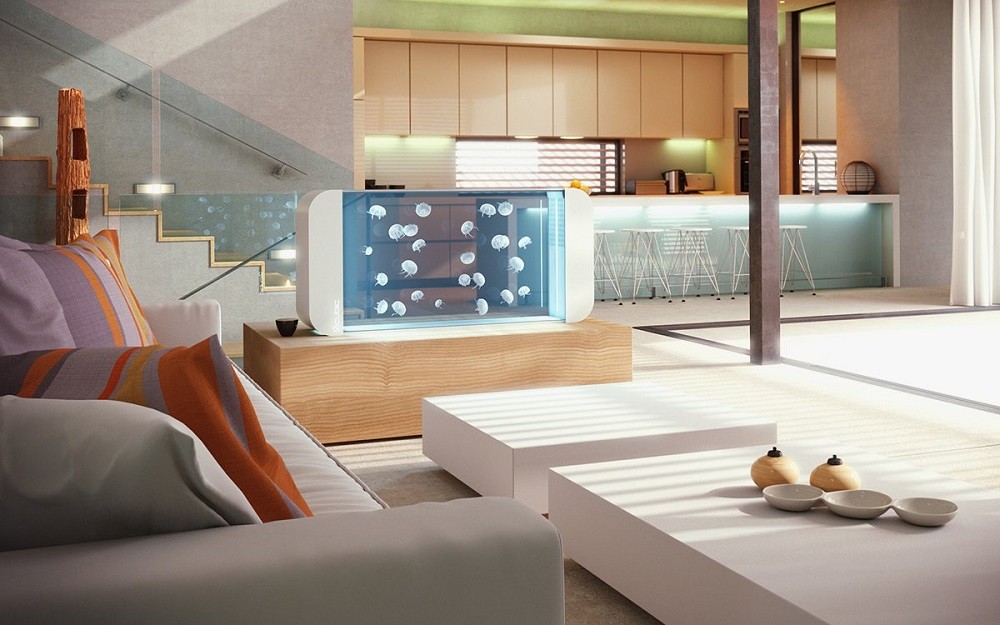 Аквариум в интерьере,фото