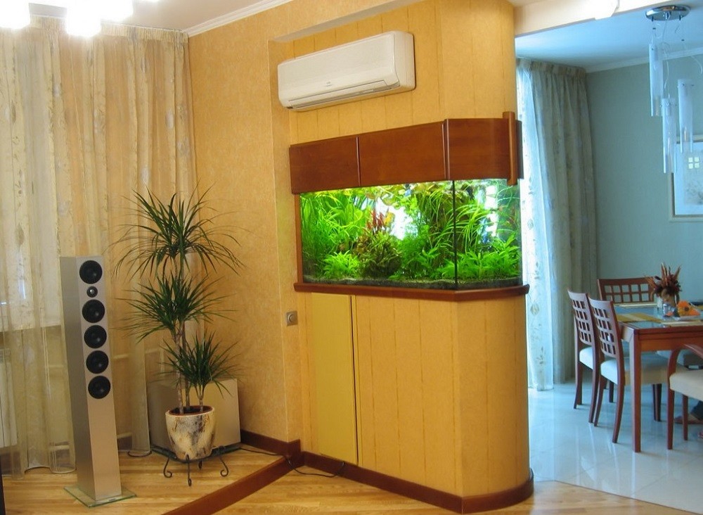 Фото аквариума в интерьере