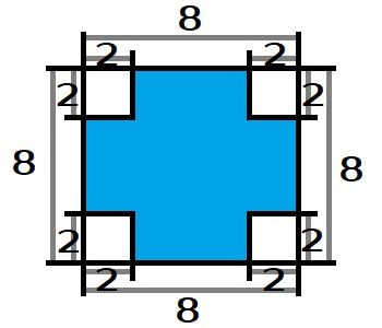 Во сколько раз суммарная площадь закрашенных областей меньше площади всего квадрата