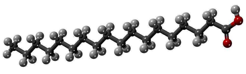 Молекула стеариновой кислоты