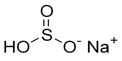 Структурная формула гидросульфита натрия