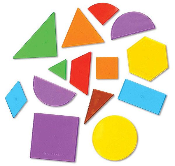 Детали какого цвета могут быть объединены в одну фигуру простой формы?